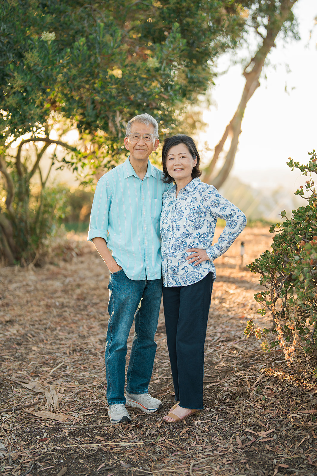 Jennifer Mak and her husband